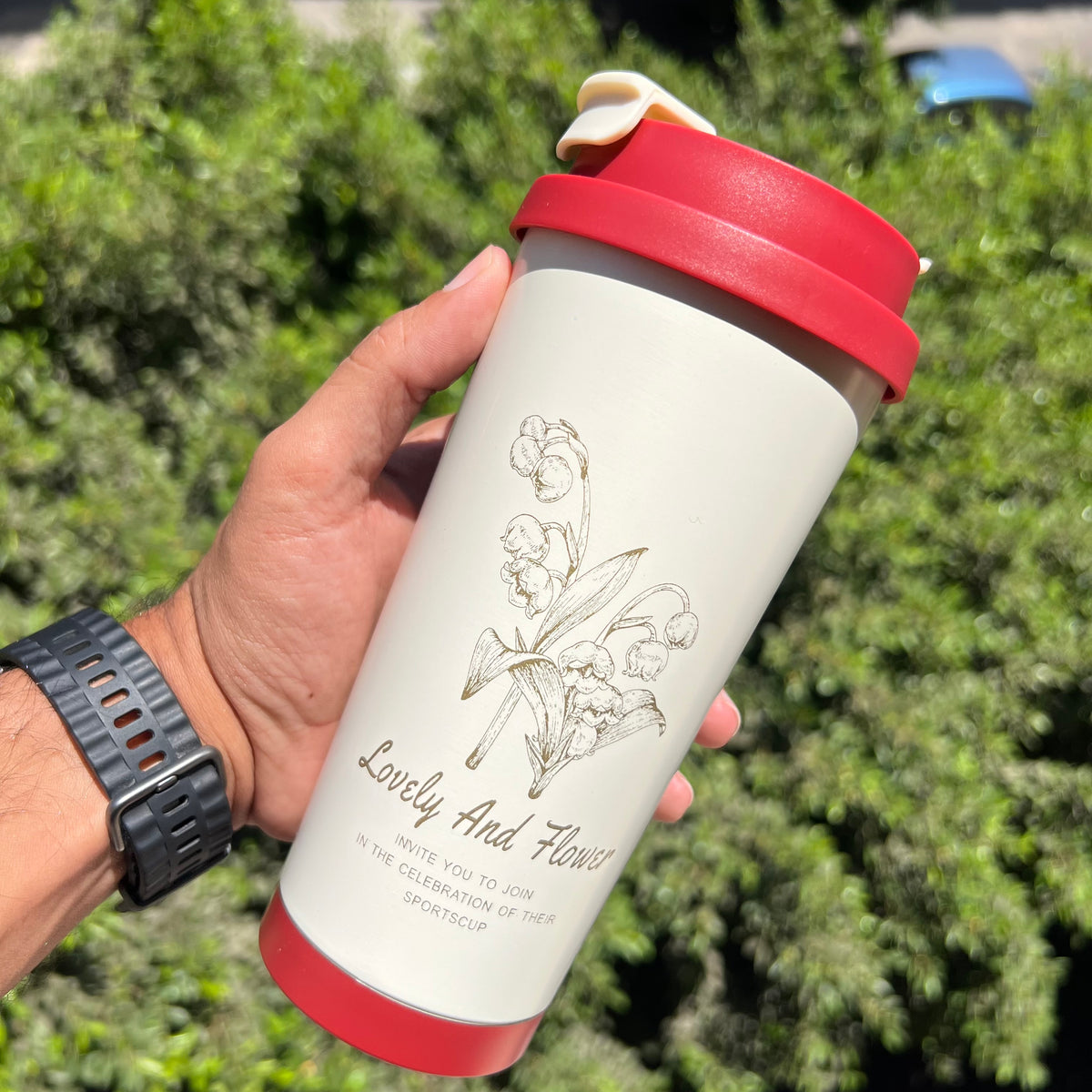 Stainless flower cup