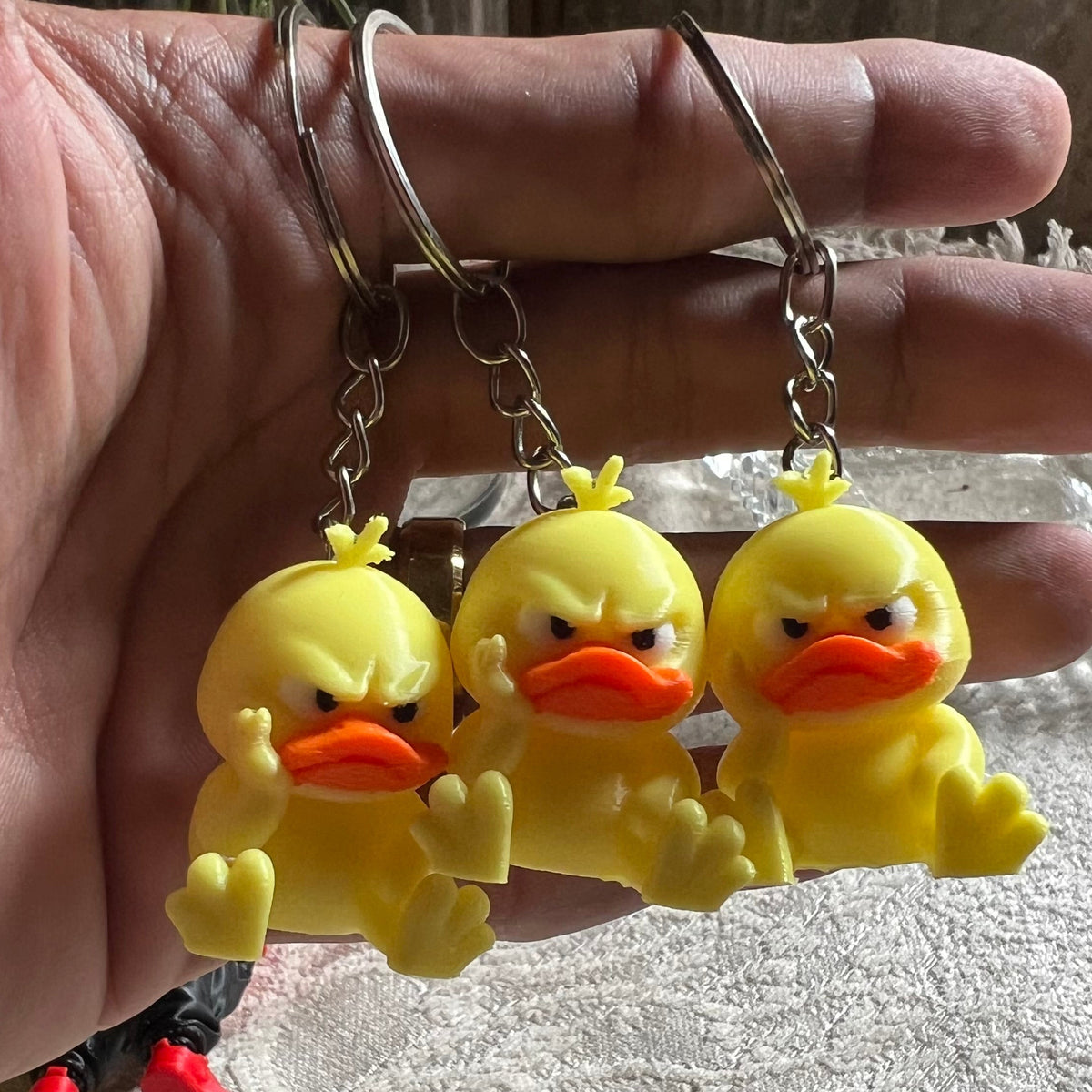 Angry duck